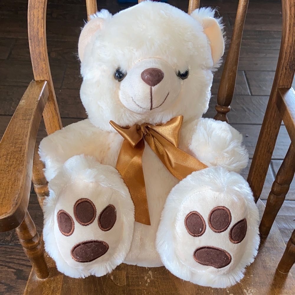 Fluffy Cream Plush Toy
